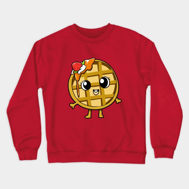 Waffle Crewneck Sweatshirt by WildSloths